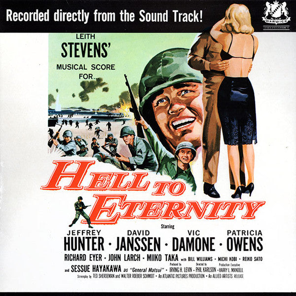 Leith Stevens : Hell To Eternity (Original Motion Picture Soundtrack) (LP, Album, RE)