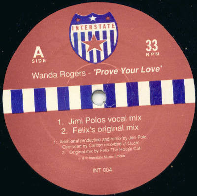 Wanda Rogers : Prove Your Love (12")