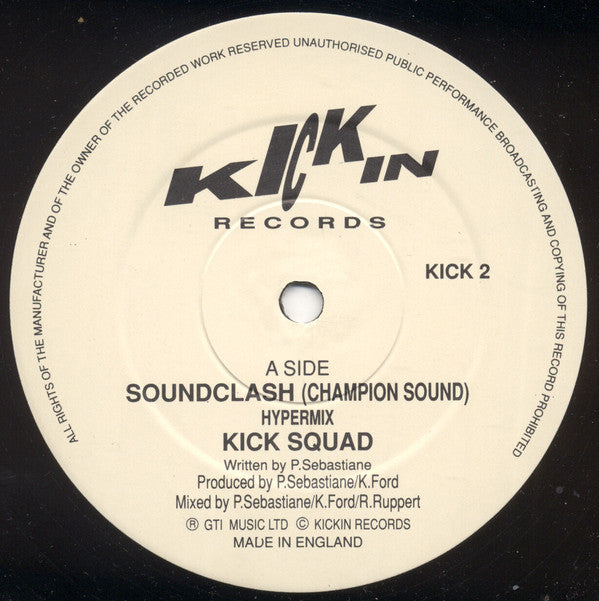 Kicksquad : Sound Clash (Champion Sound) (12")