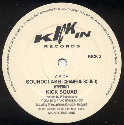 Kicksquad : Sound Clash (Champion Sound) (12")