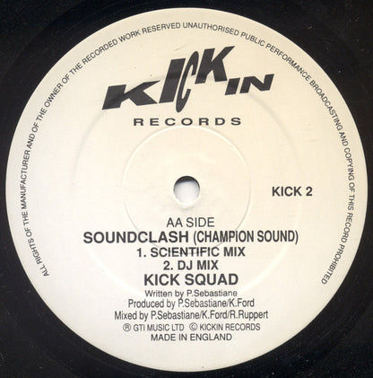 Kicksquad : Sound Clash (Champion Sound) (12")