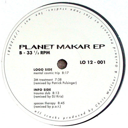 Chris Wallner, Gerhard Potuznik : Planet Makar EP (12", EP)