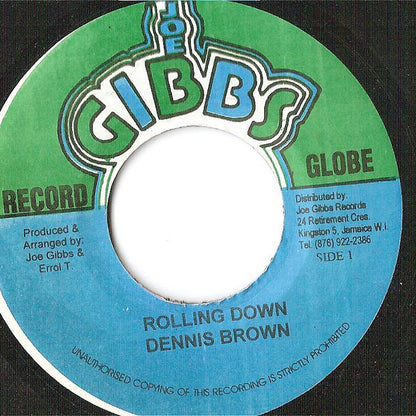 Dennis Brown : Rolling Down (7")