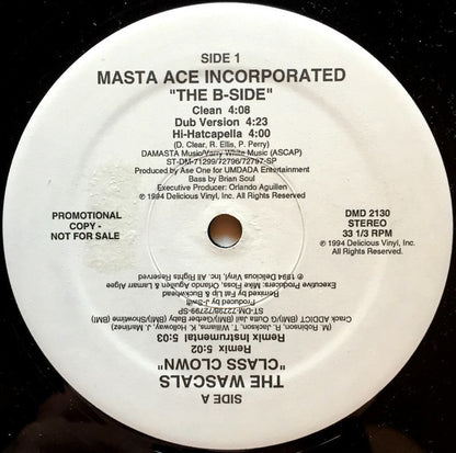 Masta Ace Incorporated / The Wascals : The B-Side / Class Clown (12", Promo)