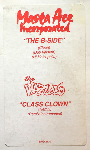 Masta Ace Incorporated / The Wascals : The B-Side / Class Clown (12", Promo)