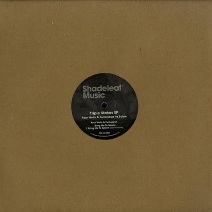 Four Walls (2) & Funkyjaws Vs Saine : Triple Stakes EP (12", EP)