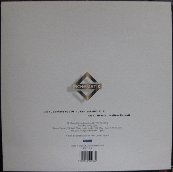 Schematix : Discrepancies EP (12", EP)