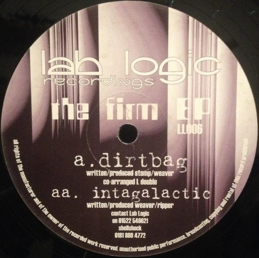 Stomp & Weaver : The Firm EP (12", EP)