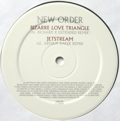 New Order : Bizarre Love Triangle / Jetstream / Shellshock / Thieves Like Us (12")