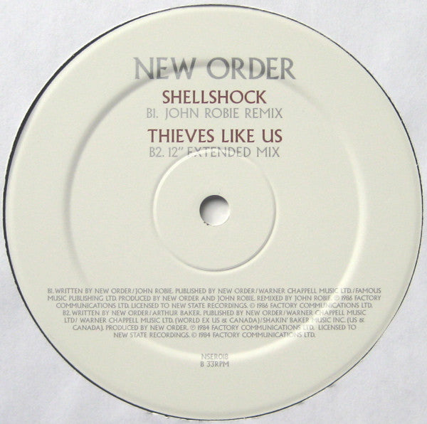 New Order : Bizarre Love Triangle / Jetstream / Shellshock / Thieves Like Us (12")