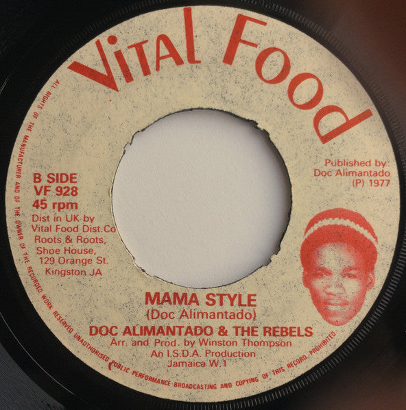 Doc. Alimantado* : Mama (I Thank You) (7")