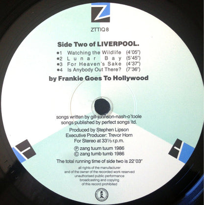 Frankie Goes To Hollywood : Liverpool (LP, Album)