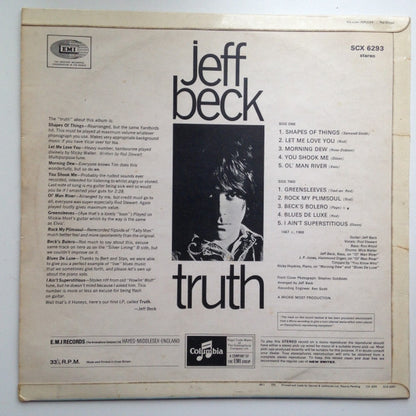 Jeff Beck : Truth (LP, Album, RP)
