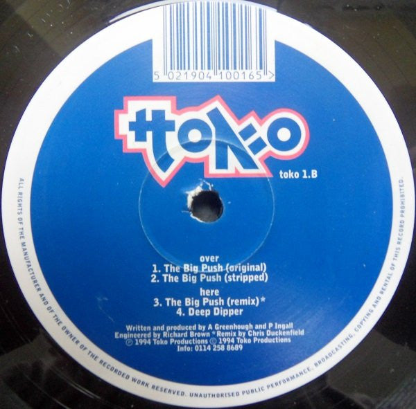Toko Productions : The Big Push (12", Single)
