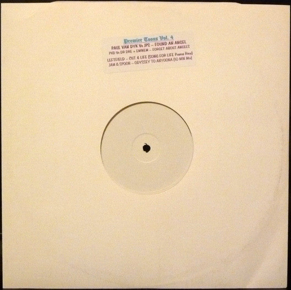 Various : Premier Toons Vol. 4 (12", Unofficial, W/Lbl)