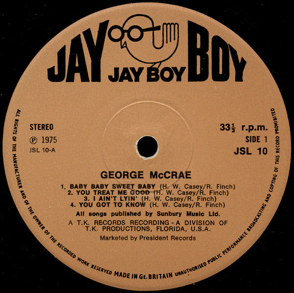 George McCrae : George McCrae (LP, Album)