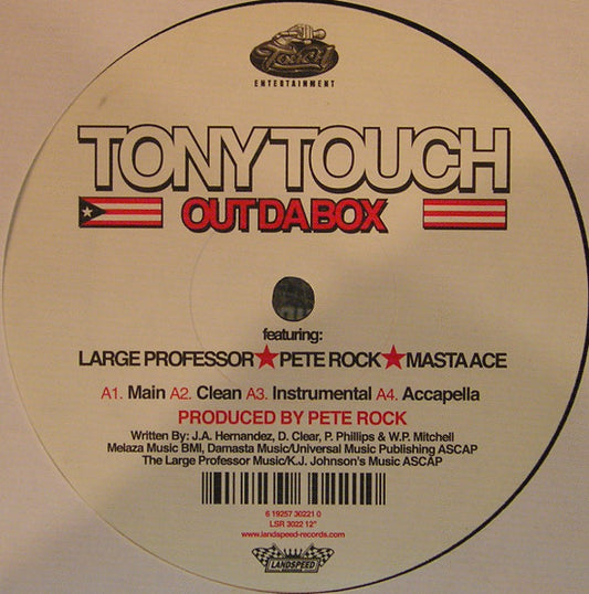 Tony Touch : Out Da Box / Capicu (12")