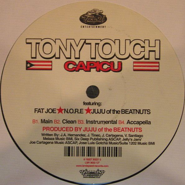 Tony Touch : Out Da Box / Capicu (12")