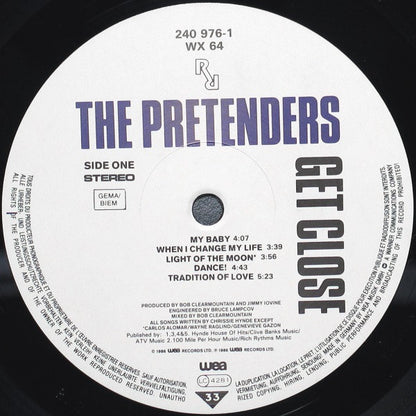The Pretenders : Get Close (LP, Album, Rec)