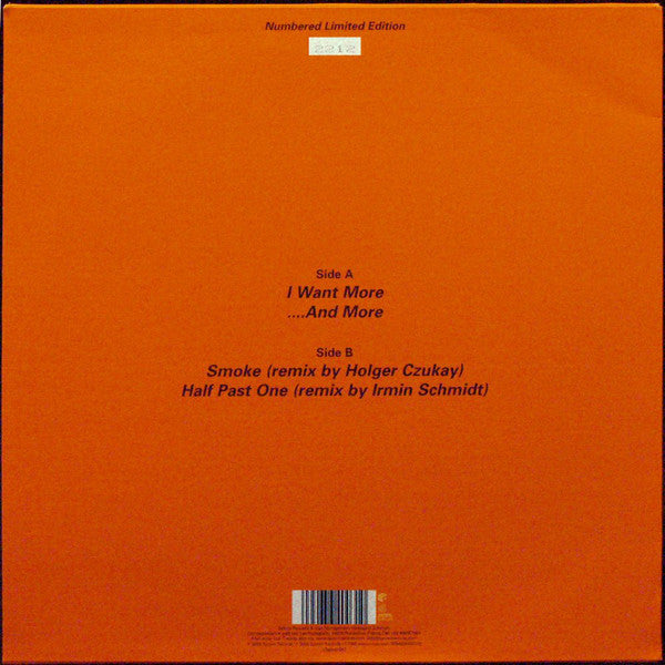 Can : I Want More (12", Ltd, Num, RE, RM, Ora)