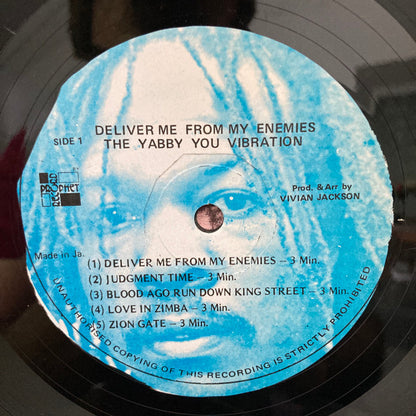 Yabby You : Deliver Me From My Enemies (LP, Album, RE)