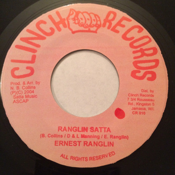 Ernest Ranglin : Ranglin Satta (7")