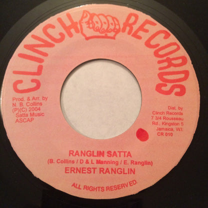 Ernest Ranglin : Ranglin Satta (7")