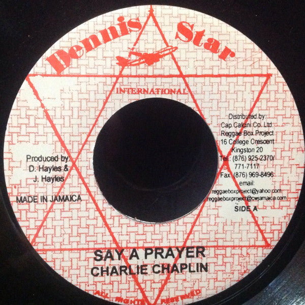 Charlie Chaplin (2) : Say A Prayer / How Many More (7")