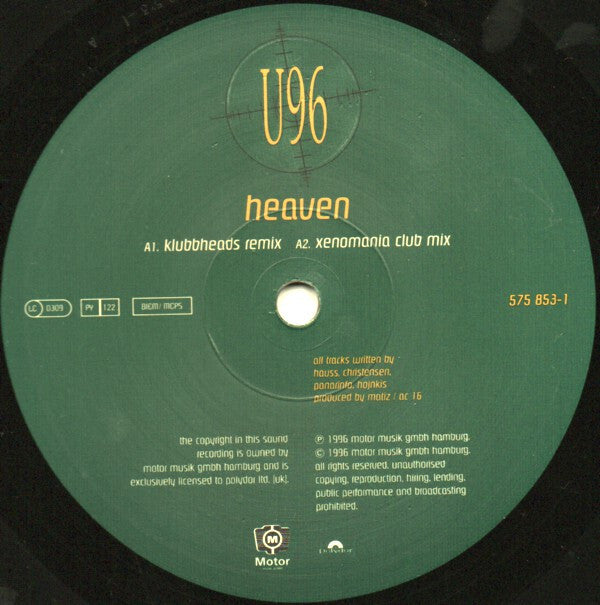 U96 : Heaven (12")