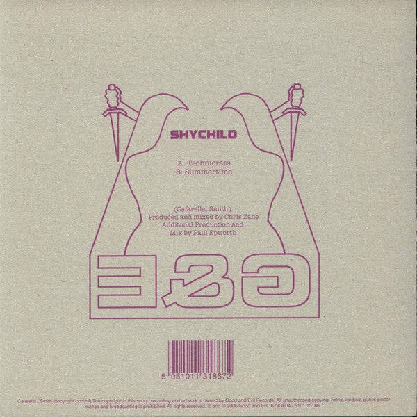 Shy Child : Technicrats (7", Single)