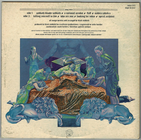 Black Sabbath : Sabbath Bloody Sabbath (LP, Album, Club, RP, Gat)