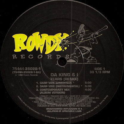 Da King & I : Tears (Remix) (12")