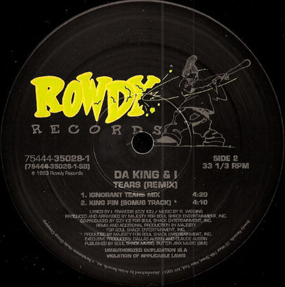 Da King & I : Tears (Remix) (12")