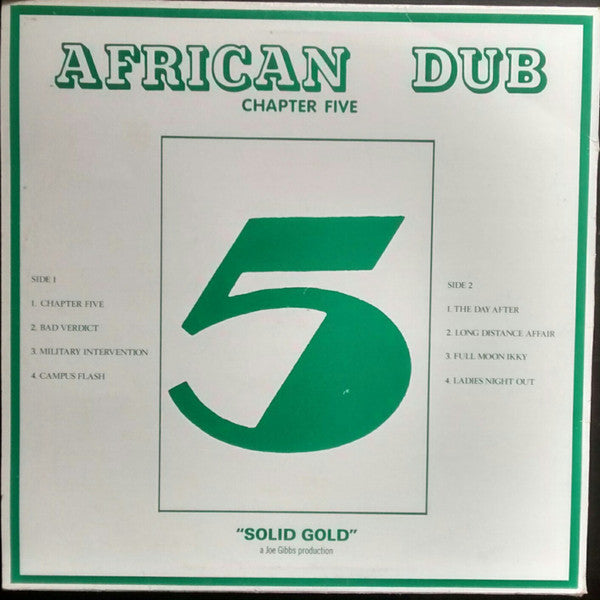 Joe Gibbs & The Professionals : African Dub Chapter Five (LP, Album)