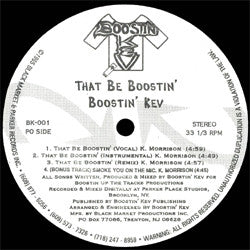 Boostin' Kev* : That Be Boostin' (12")