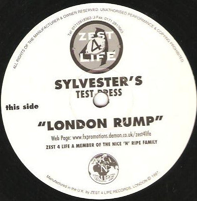 Sylvester* : London Rump (12", TP)