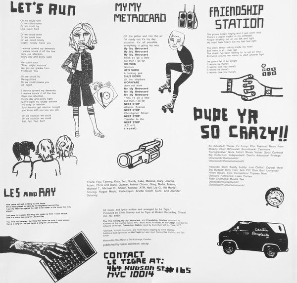 Le Tigre : Le Tigre (LP, Album, RE)