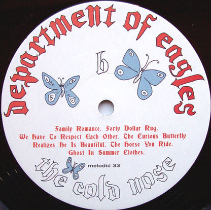 Department Of Eagles : The Cold Nose (LP, Album, Ltd)