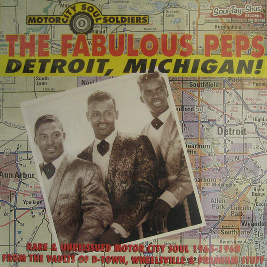 The Fabulous Peps : Detroit, Michigan (LP, Comp)