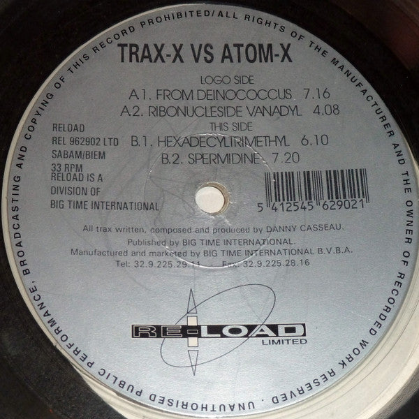 Atom-X vs. Trax-X : From Deinococcus (12", Ltd, Cle)