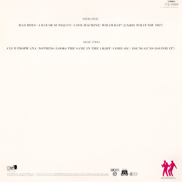 Wham! : Fantastic (LP, Album)