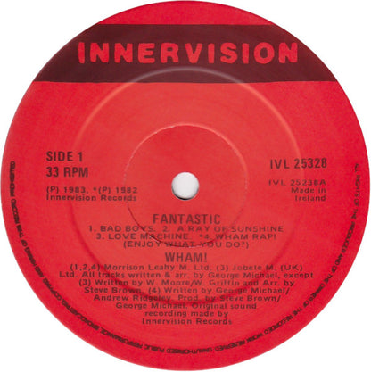 Wham! : Fantastic (LP, Album)