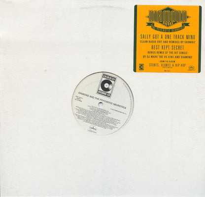 Diamond* And The Psychotic Neurotics : Sally Got A One Track Mind (12", Promo)