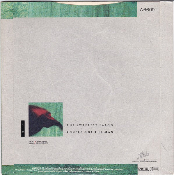 Sade : The Sweetest Taboo (7", Single, Blu)