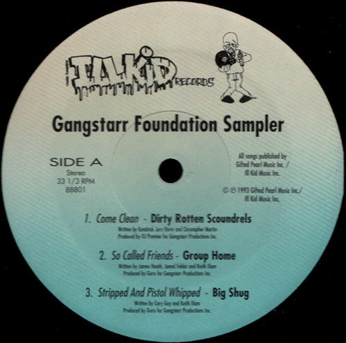 Gang Starr Foundation : Gangstarr Foundation Sampler (12", Smplr)