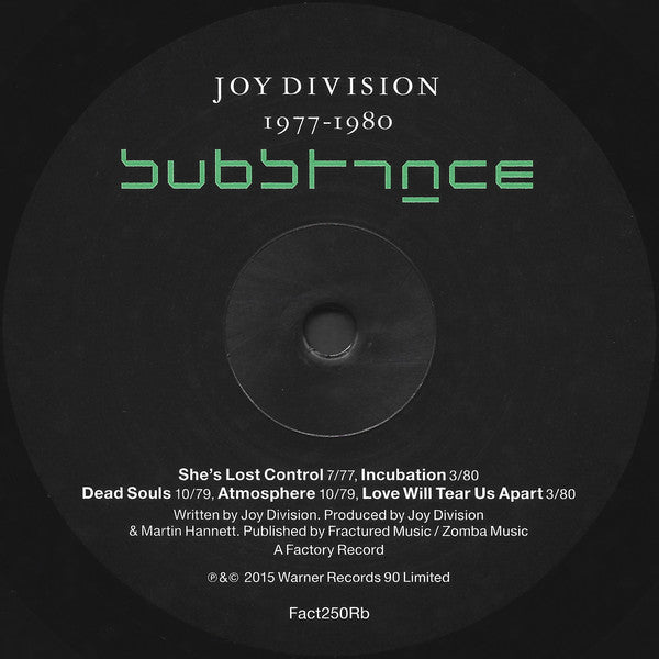 Joy Division : Substance (2xLP, Comp, RE, RM, 180)