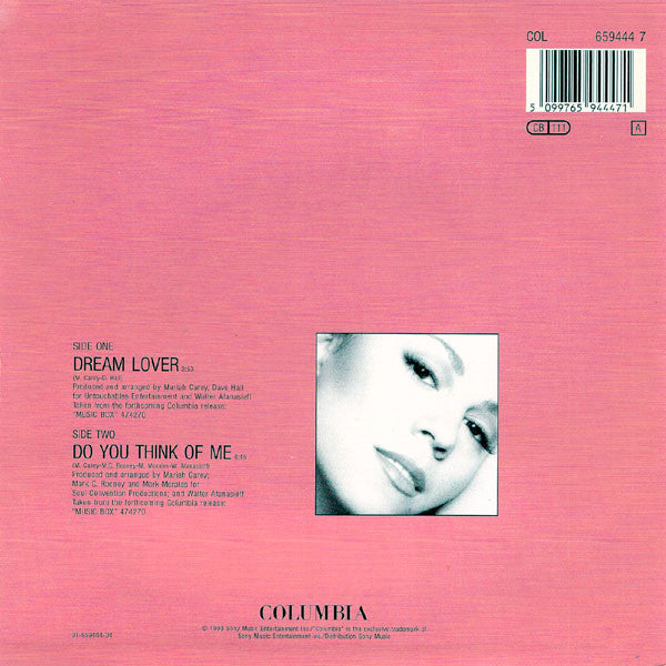 Mariah Carey : Dreamlover (7", Single, Sma)