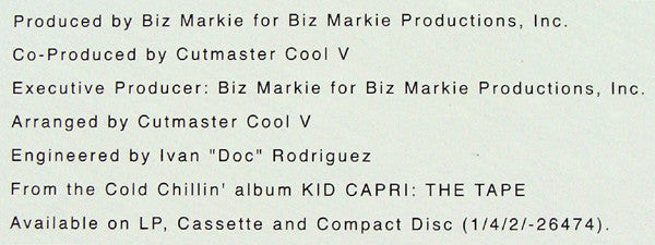 Kid Capri : Joke's On You Jack (12", RE)
