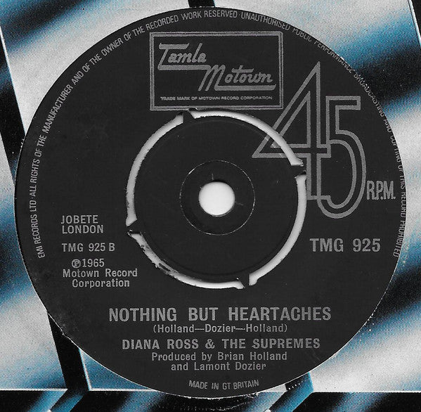 Diana Ross & The Supremes* : Where Did Our Love Go (7", Single, 4-P)