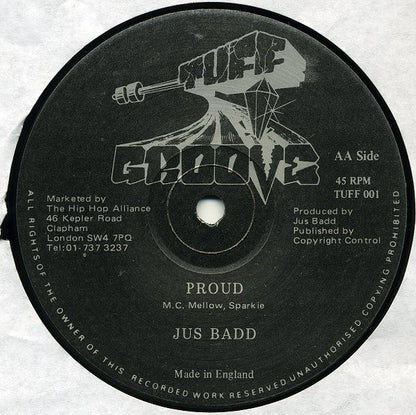 Jus Badd : Free Style (12", Single)